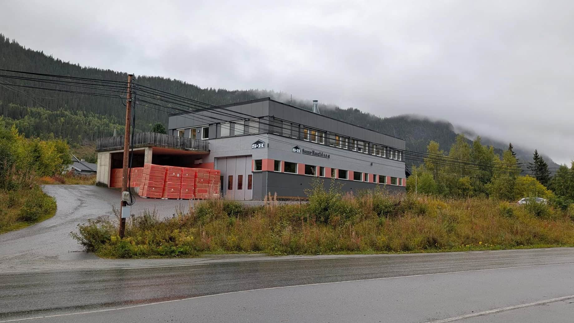 Kontorbygget til Sanne Hauglid på Fagernes